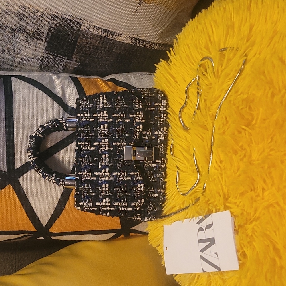 Zara Tweed Mini Bag